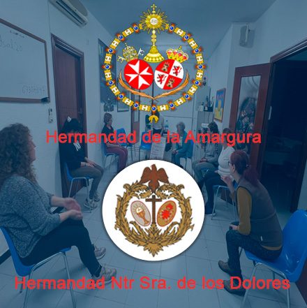 Logos hermandad de la amargura y hermandad Ntra Sra. de los Dolores.